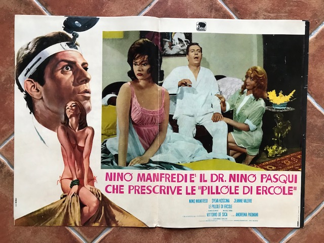 Il dottor Nino Pasqui che prescrive le pillole di Ercole 1