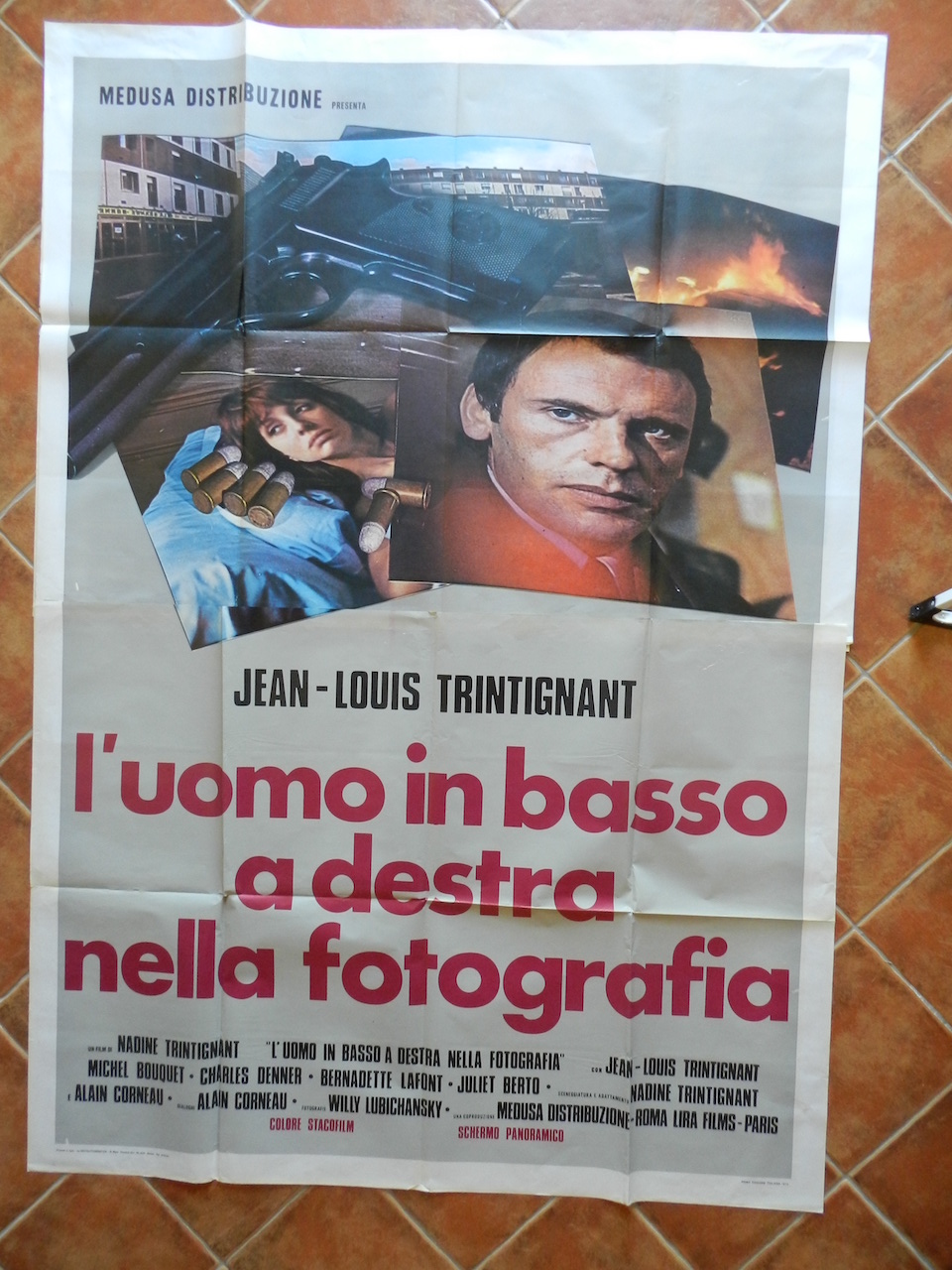 L’uomo in basso a destra nella fotografia