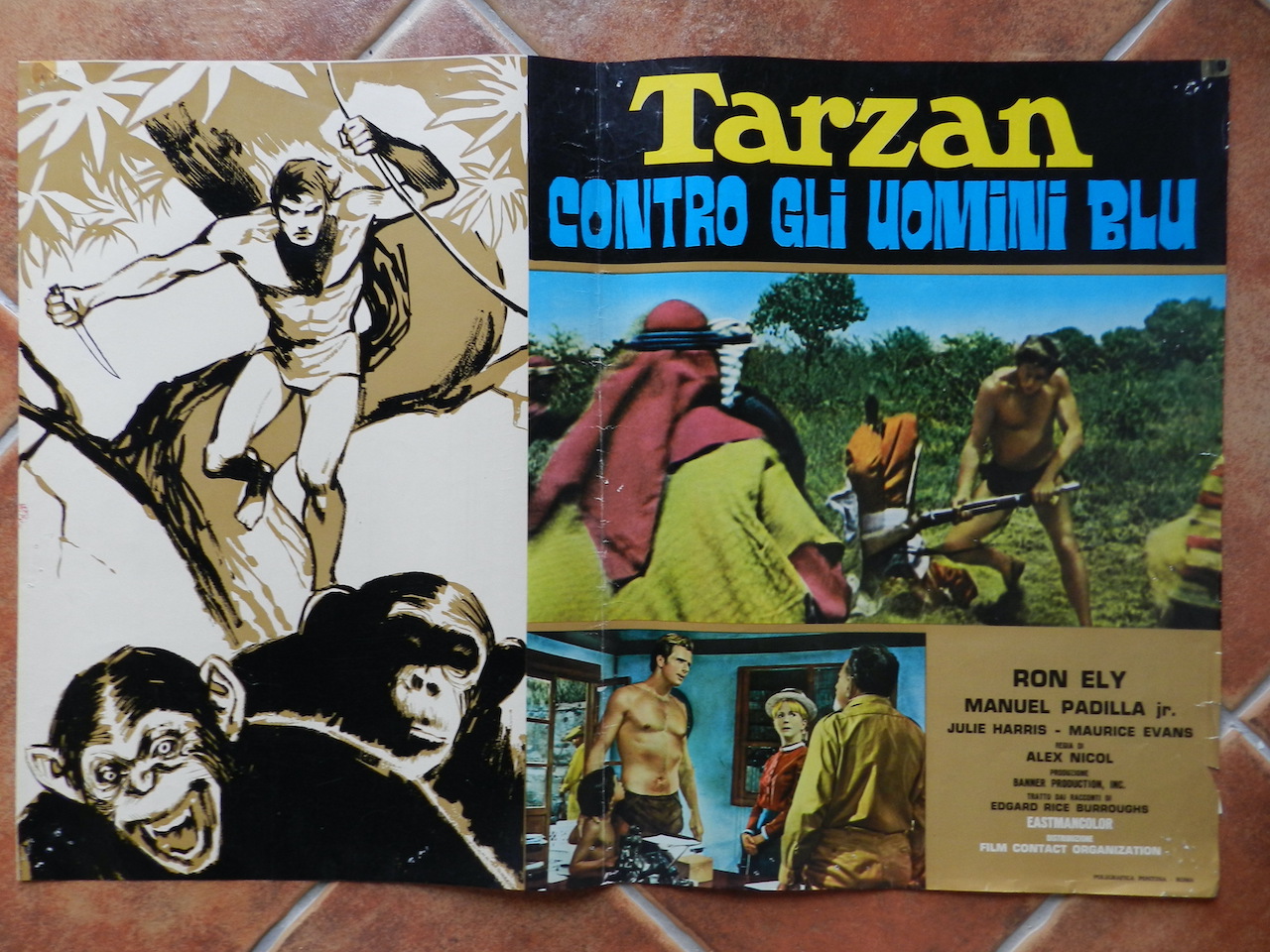 Tarzan contro gli uomini blu